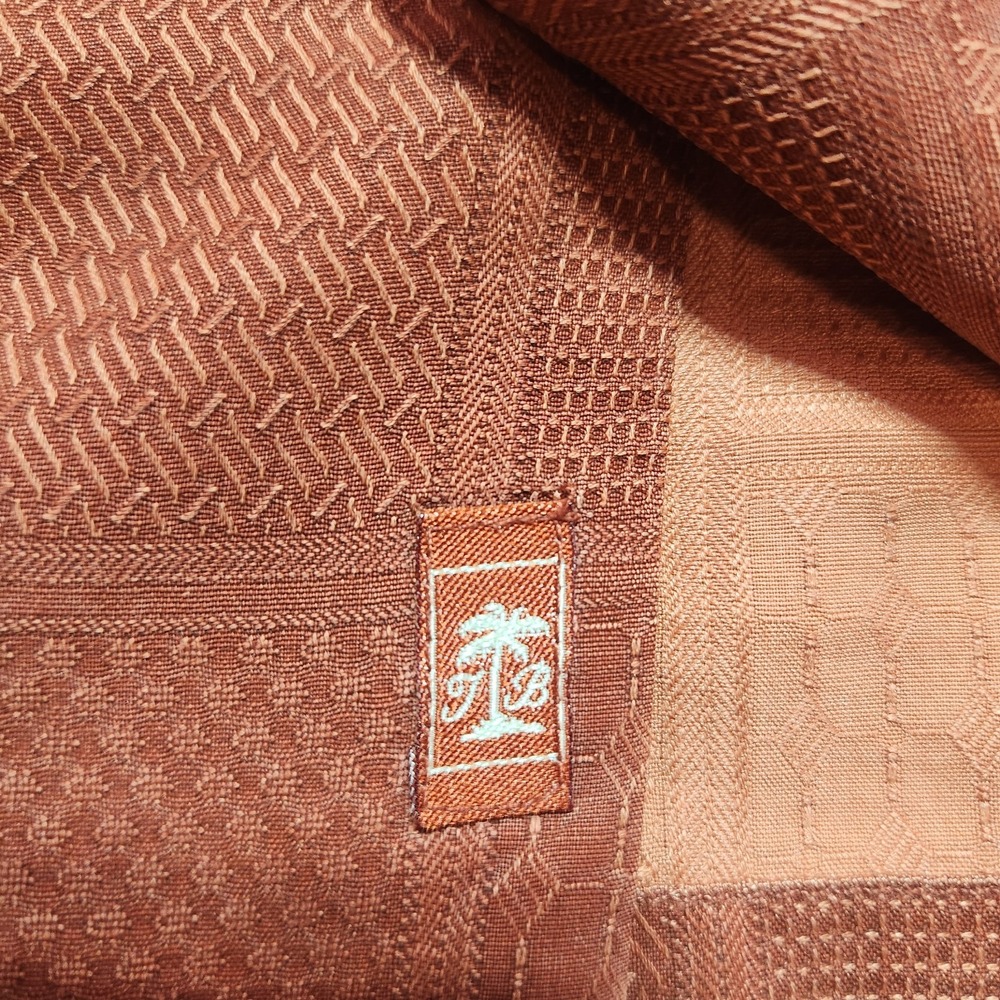 Tommy Bahama Men's Pink Silk Hawaiian Short Sleeve Shirt Silk Medium - Picture 3 of 8